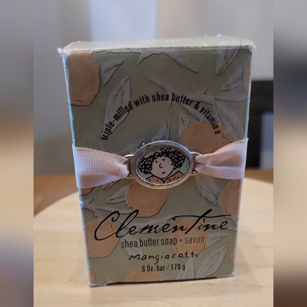 Clementine Soap Mangiacotti Bar Shower Wash Hands Citrus Shea Butter